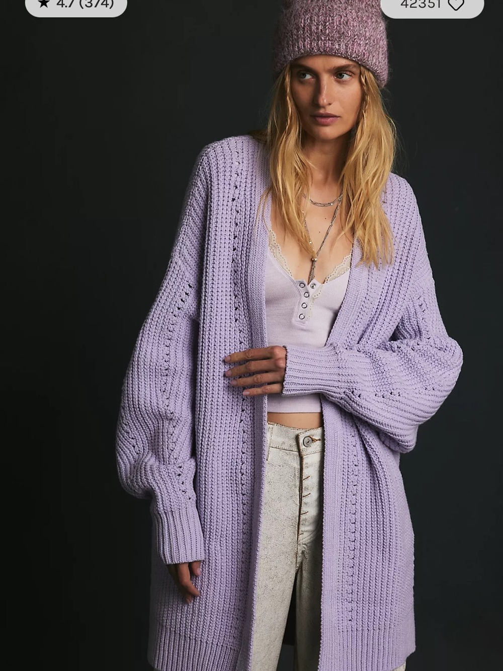 Free people nightingale cardigan